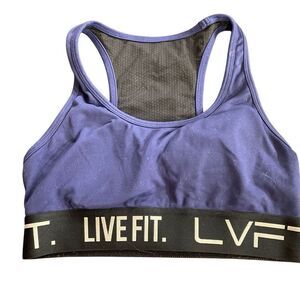 LVFT small sports bra blue